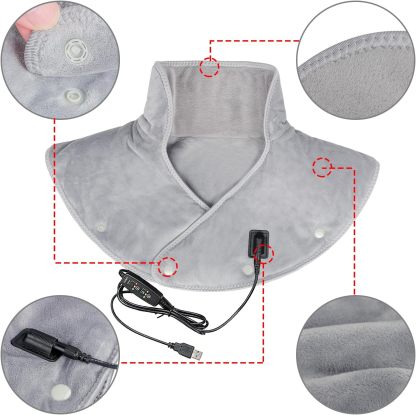 🔥Metà prezzo - 50% di sconto! 🔥Coperta elettrica a scialle - Riscaldamento + massaggio | Calore e comfort quotidiani