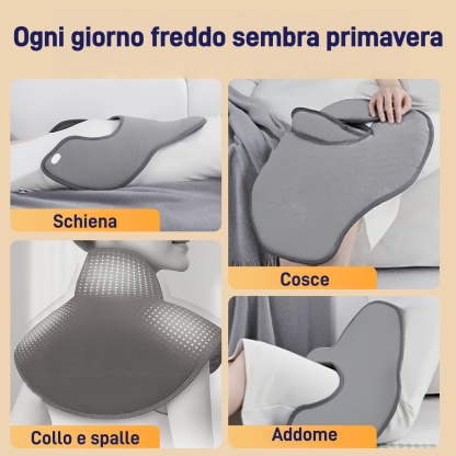 🔥Metà prezzo - 50% di sconto! 🔥Coperta elettrica a scialle - Riscaldamento + massaggio | Calore e comfort quotidiani