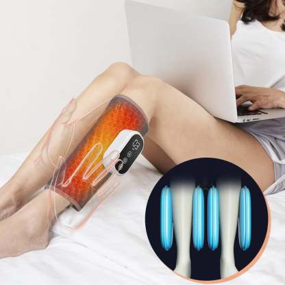 🦵 Massaggiatore per gambe con funzione di riscaldamento 🔥50% di sconto | Massaggio a pressione intelligente | Allevia la stanchezza e favorisce la circolazione sanguigna