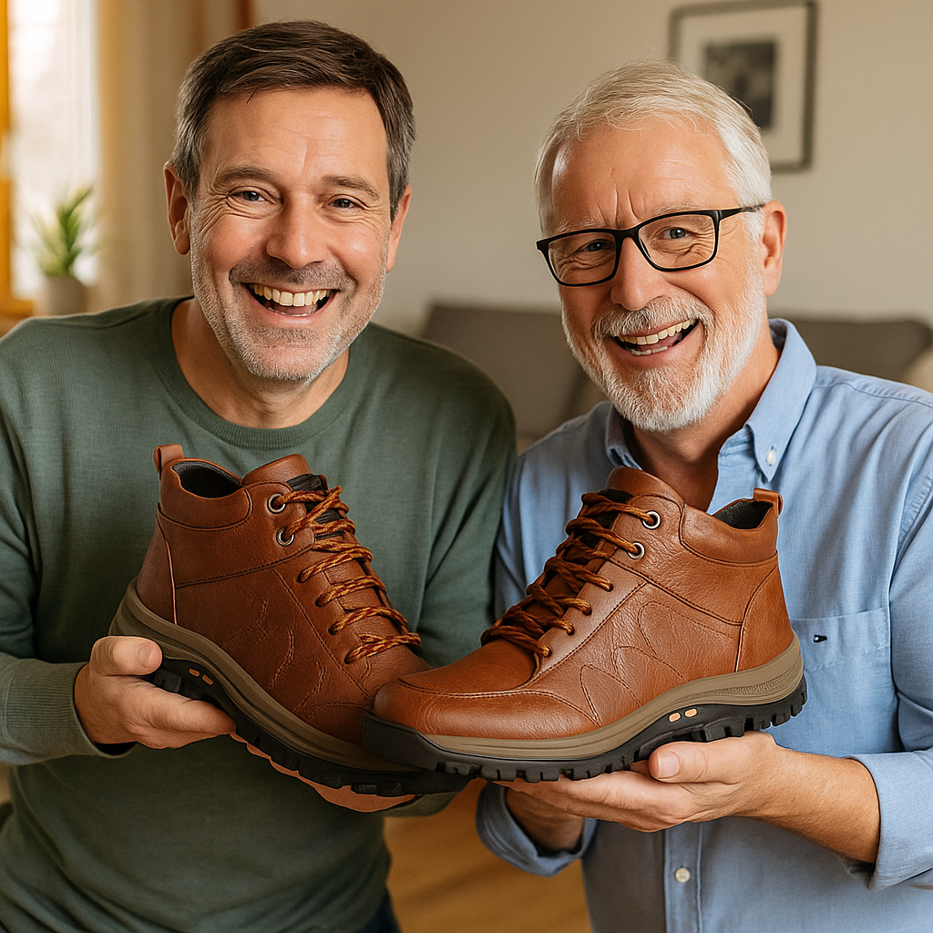 🎁 Offerta Speciale a Metà Prezzo | Scarpe Ortopediche da Uomo in Pelle 👞 Ammortizzanti e Antipressione • Stabili e Antiscivolo • Comfort per Tutta la Giornata