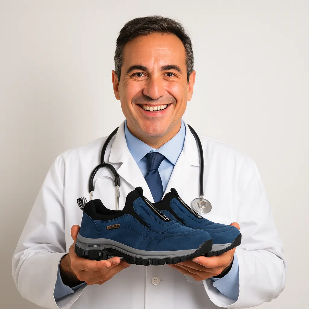 🎁Sconto del 50%🎁 Scarpe da passeggio da uomo in pelle di cervo cucite a mano 👟 Impermeabili e antiscivolo ✅ Supporto per l'arco plantare ✅ Comode da indossare