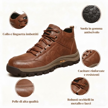 🎁 Offerta Speciale a Metà Prezzo | Scarpe Ortopediche da Uomo in Pelle 👞 Ammortizzanti e Antipressione • Stabili e Antiscivolo • Comfort per Tutta la Giornata