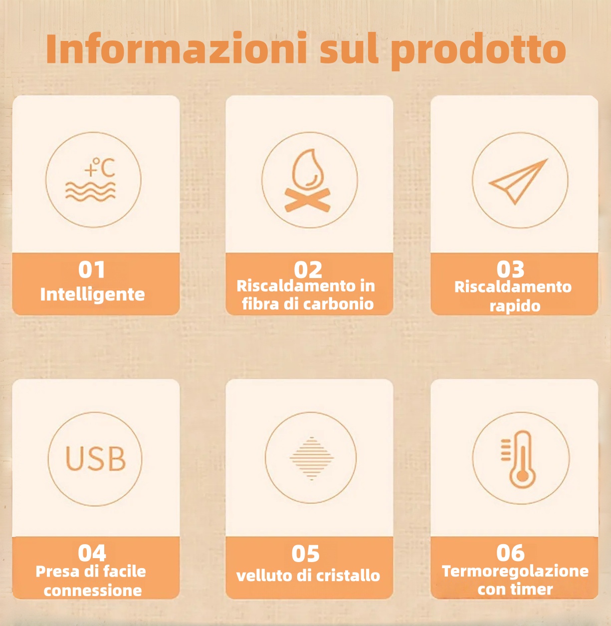 🔥Metà prezzo - 50% di sconto! 🔥Coperta elettrica a scialle - Riscaldamento + massaggio | Calore e comfort quotidiani