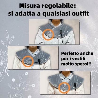 🔥Metà prezzo - 50% di sconto! 🔥Coperta elettrica a scialle - Riscaldamento + massaggio | Calore e comfort quotidiani