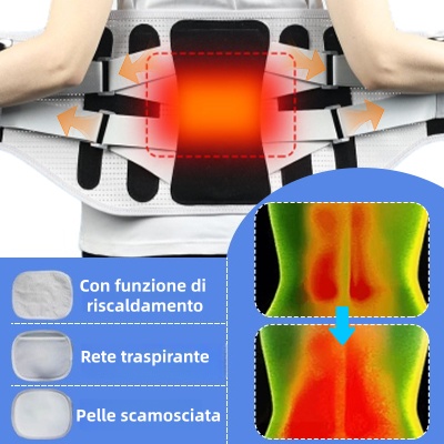🔥 50% di sconto – Non lasciarti sfuggire questa occasione! Supporto Lombare Ergonomico 🩺 Stabilizzazione della colonna vertebrale | Vestibilità regolabile | Comfort quotidiano ✨