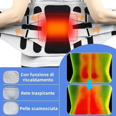 🔥 50% di sconto – Non lasciarti sfuggire questa occasione! Supporto Lombare Ergonomico 🩺 Stabilizzazione della colonna vertebrale | Vestibilità regolabile | Comfort quotidiano ✨