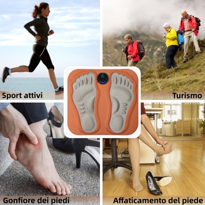 🔥Sconto del 50%🔥 Massaggiatore portatile 3D EMS per piedi e polpacci🦶 6 modalità | 15 livelli di intensità | Funzione di riscaldamento ♨️