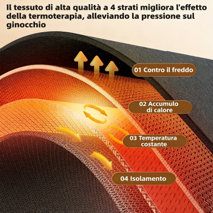 🦵 Massaggiatore per ginocchia con funzione di riscaldamento 🔥 Sconto del 50% | Controllo intelligente della temperatura | Adatto a più punti di agopuntura ✨