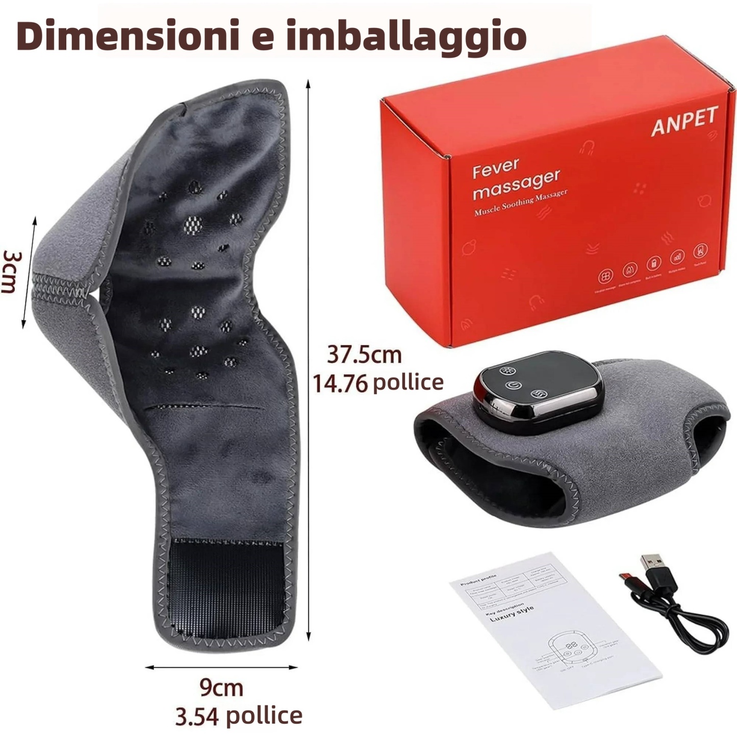 Massaggiatore per piedi 👣 Massaggio + termoterapia | Allevia dolore e tensione | 3 modalità di vibrazione 🔥 Offerta metà prezzo – 50% di sconto