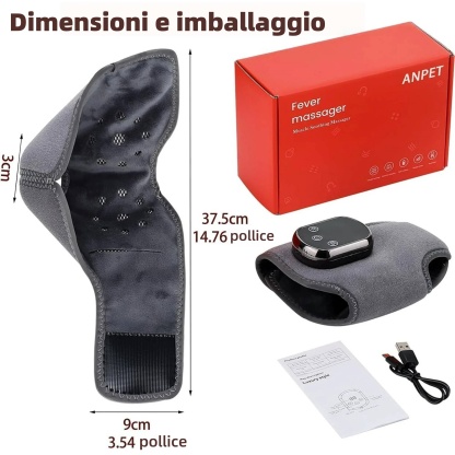 Massaggiatore per piedi 👣 Massaggio + termoterapia | Allevia dolore e tensione | 3 modalità di vibrazione 🔥 Offerta metà prezzo – 50% di sconto