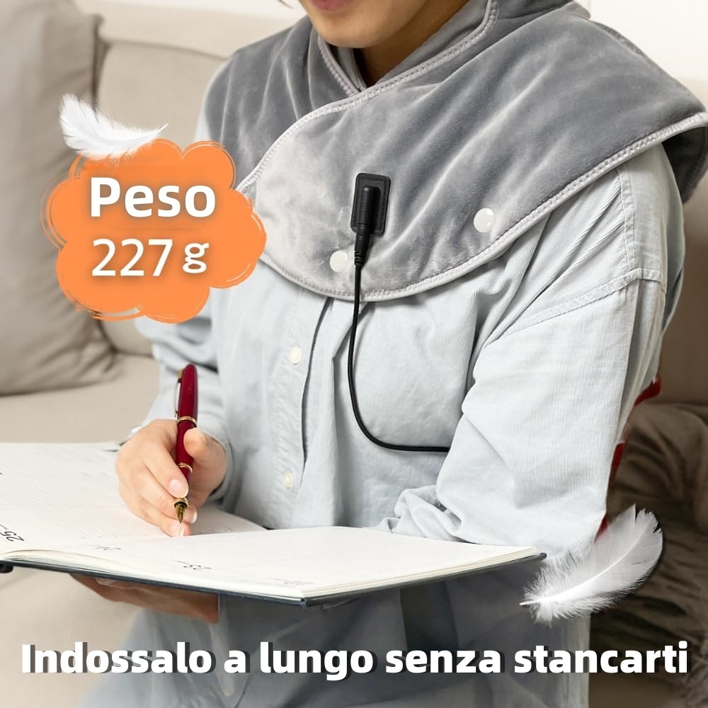 🔥Metà prezzo - 50% di sconto! 🔥Coperta elettrica a scialle - Riscaldamento + massaggio | Calore e comfort quotidiani