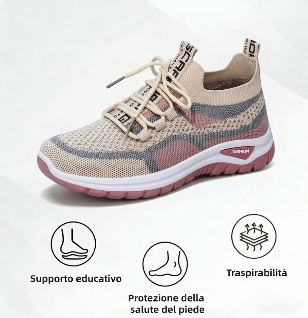 🔥Sconto del 50% oggi - Non perdete l'occasione! ⏰ Scarpe ortopediche dal design ergonomico - supporto dell'arco plantare 👟 Alleviano facilmente il dolore ai piedi