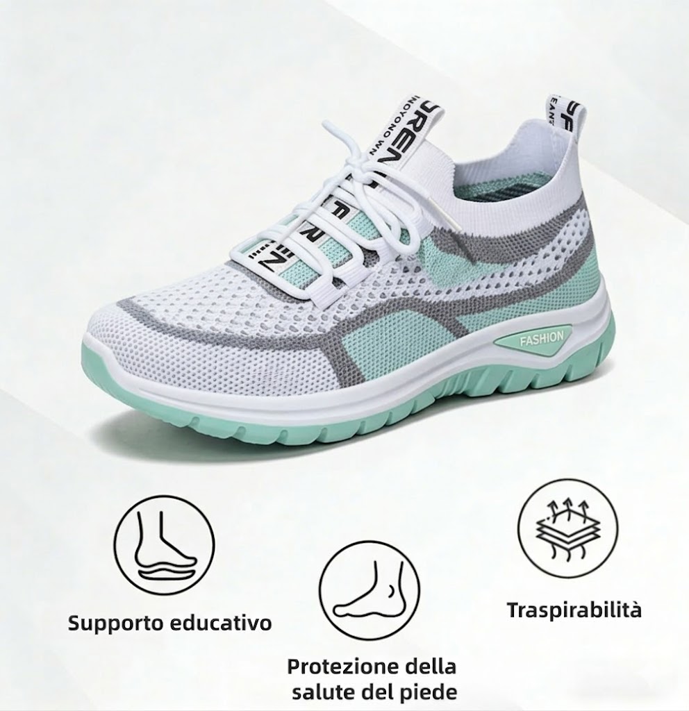 🔥Sconto del 50% oggi - Non perdete l'occasione! ⏰ Scarpe ortopediche dal design ergonomico - supporto dell'arco plantare 👟 Alleviano facilmente il dolore ai piedi