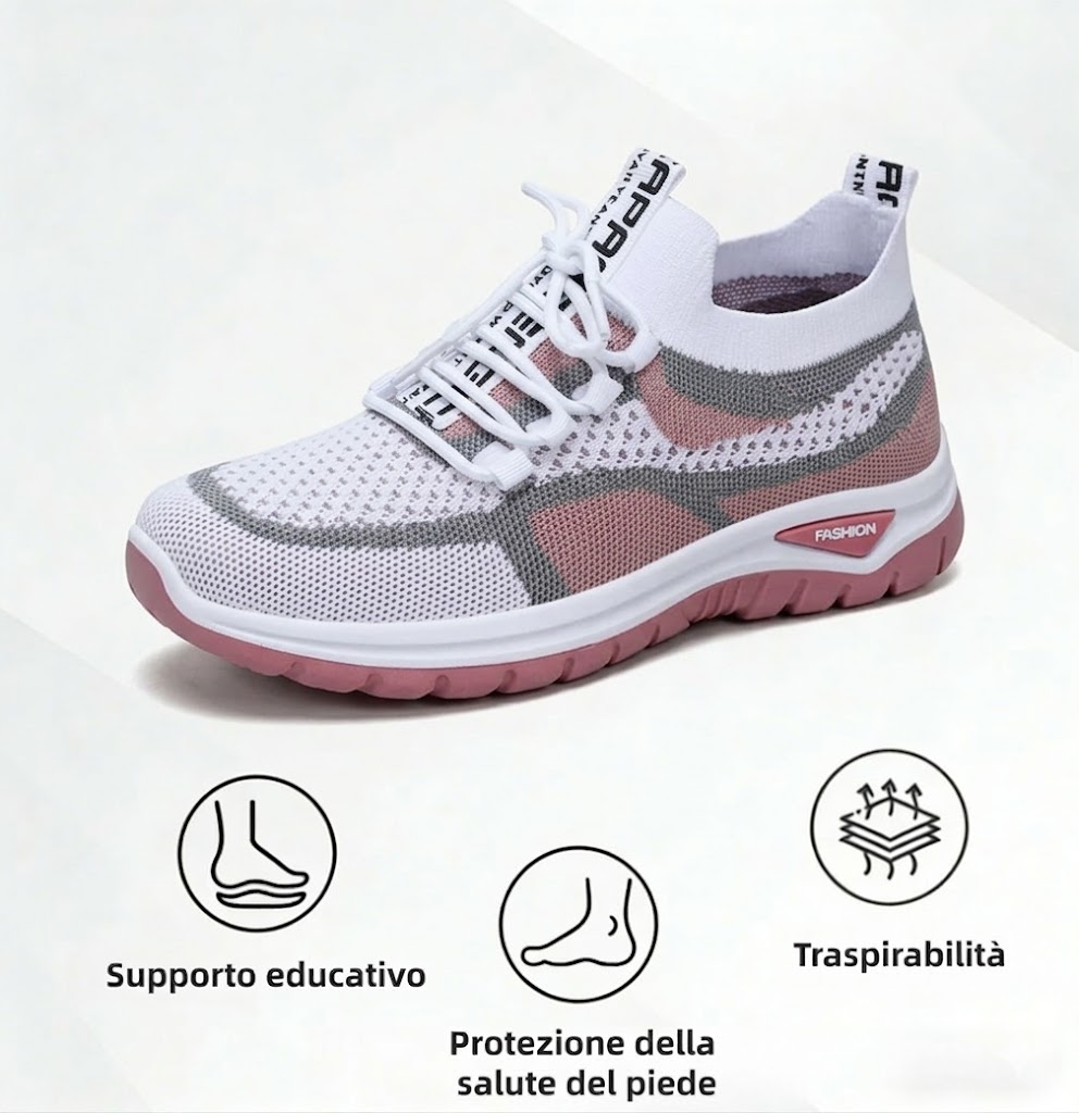 🔥Sconto del 50% oggi - Non perdete l'occasione! ⏰ Scarpe ortopediche dal design ergonomico - supporto dell'arco plantare 👟 Alleviano facilmente il dolore ai piedi