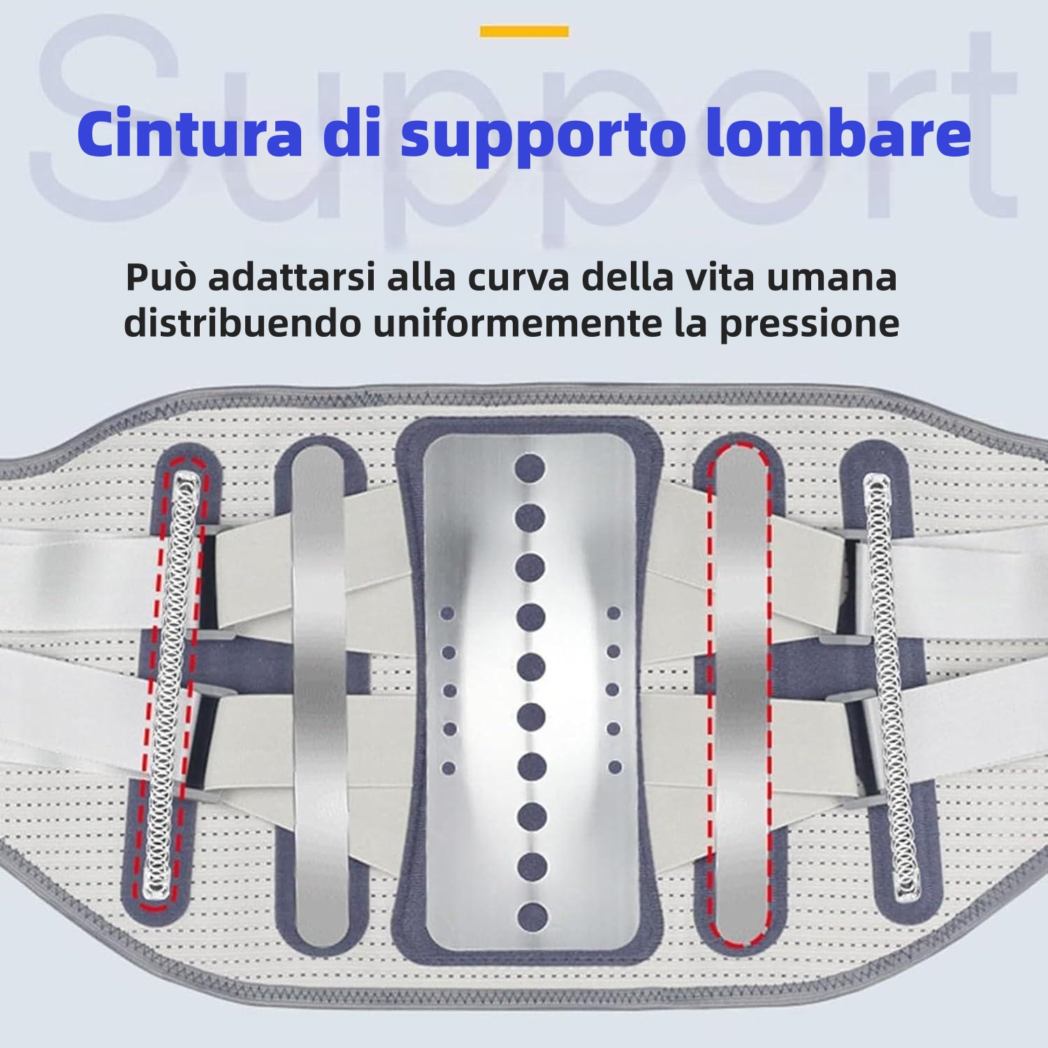 🔥 50% di sconto – Non lasciarti sfuggire questa occasione! Supporto Lombare Ergonomico 🩺 Stabilizzazione della colonna vertebrale | Vestibilità regolabile | Comfort quotidiano ✨