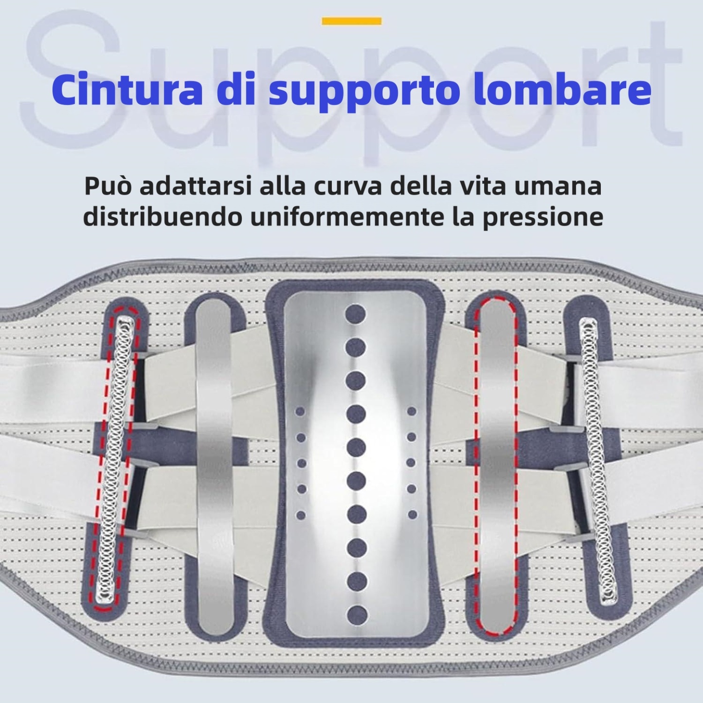 🔥 50% di sconto – Non lasciarti sfuggire questa occasione! Supporto Lombare Ergonomico 🩺 Stabilizzazione della colonna vertebrale | Vestibilità regolabile | Comfort quotidiano ✨