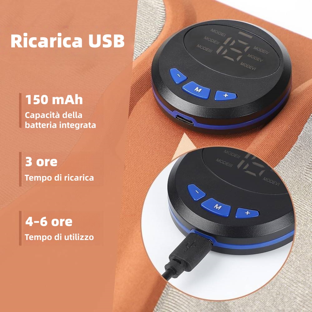 🔥Sconto del 50%🔥 Massaggiatore portatile 3D EMS per piedi e polpacci🦶 6 modalità | 15 livelli di intensità | Funzione di riscaldamento ♨️