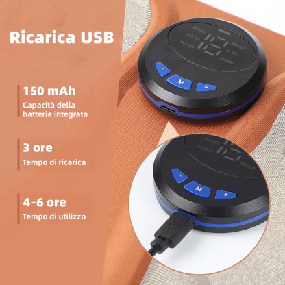 🔥Sconto del 50%🔥 Massaggiatore portatile 3D EMS per piedi e polpacci🦶 6 modalità | 15 livelli di intensità | Funzione di riscaldamento ♨️