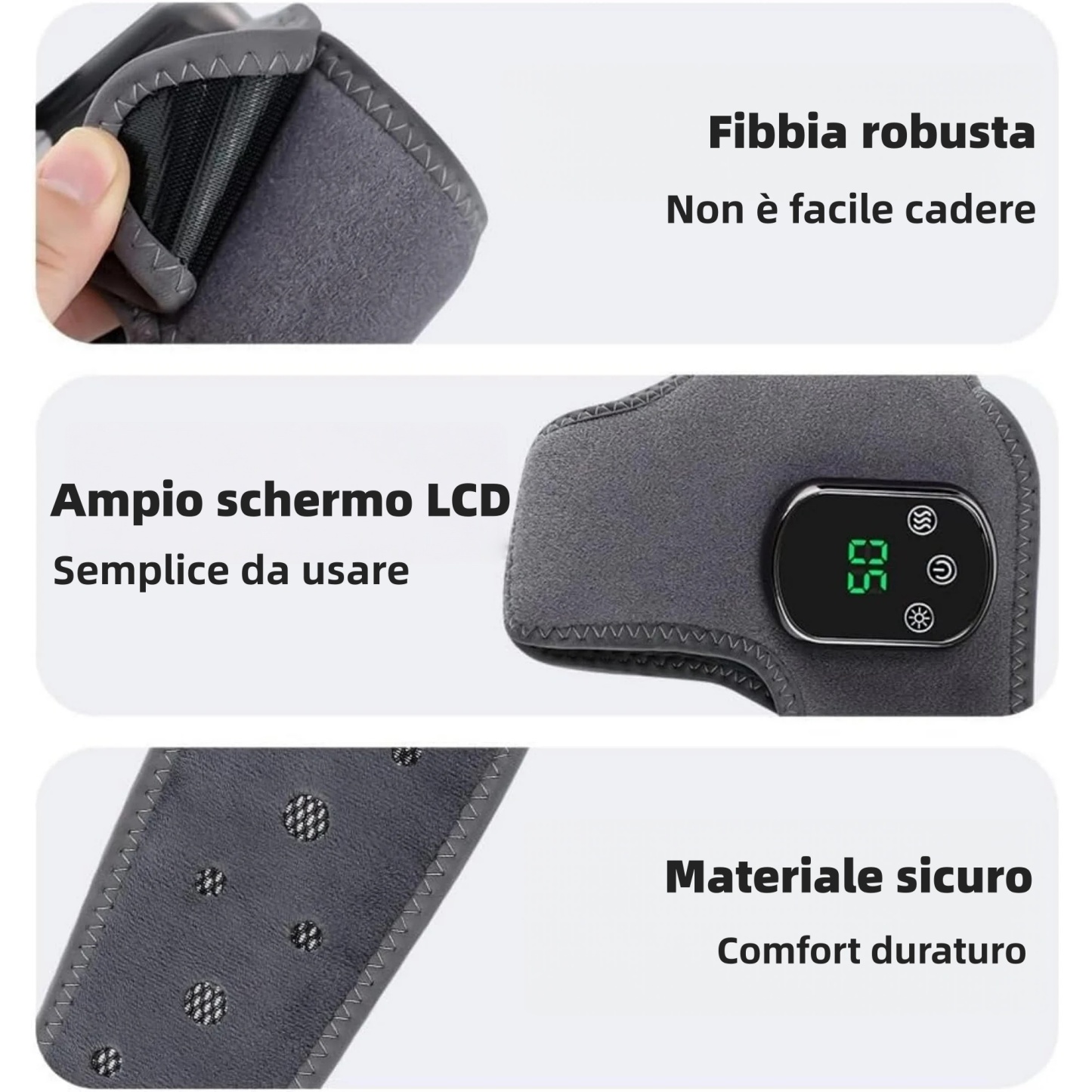 Massaggiatore per piedi 👣 Massaggio + termoterapia | Allevia dolore e tensione | 3 modalità di vibrazione 🔥 Offerta metà prezzo – 50% di sconto
