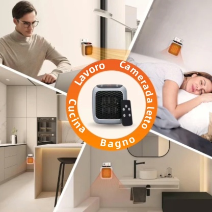 🔥 Sconto del 50% 🔥 Mini riscaldatore portatile | Riscalda rapidamente la stanza 🏠 Temperatura regolabile 🌡️ Compatto e leggero