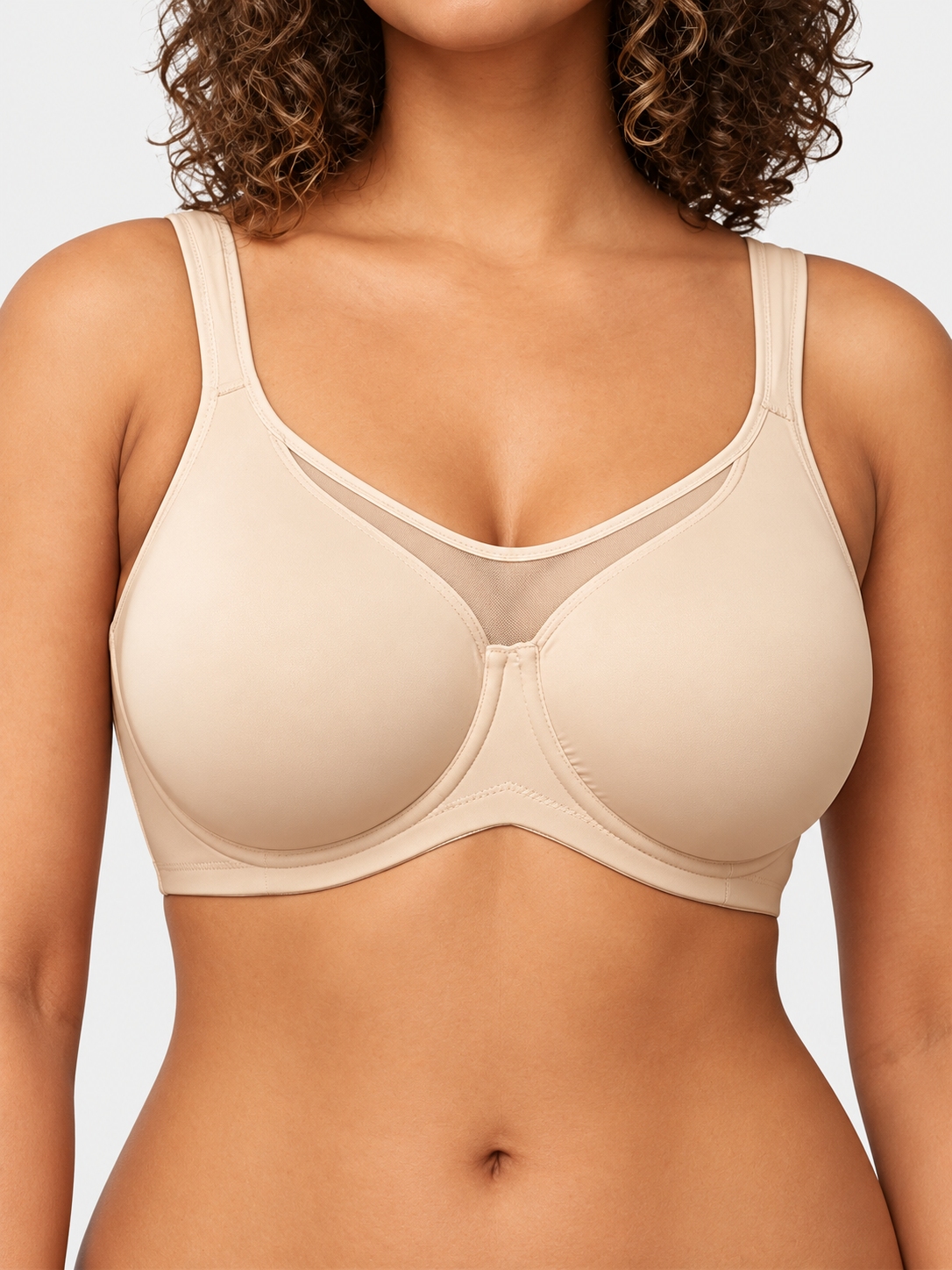 Plus Size Cooling Full Coverage Minimizer Bra