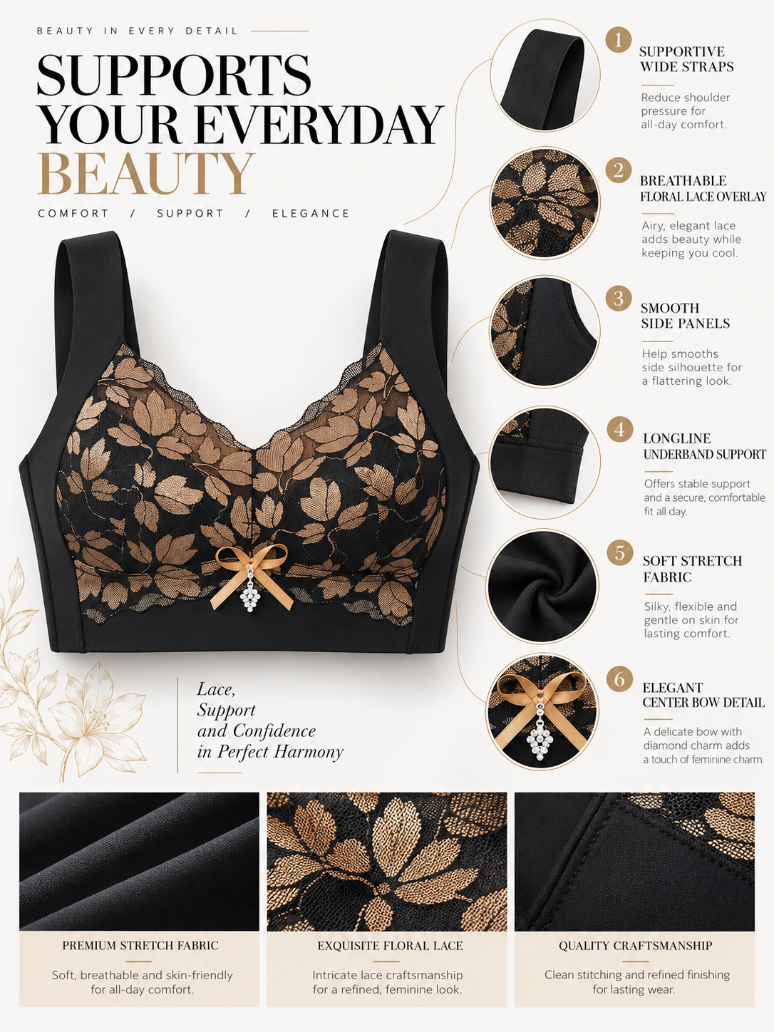 Second-skin Seamless Lift Bra