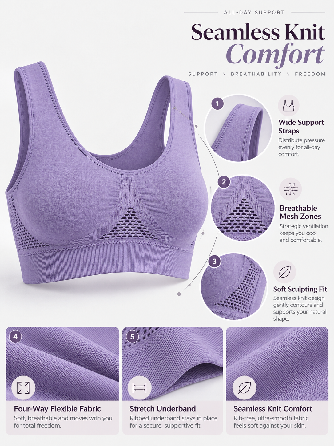 Seamless Sports Bras