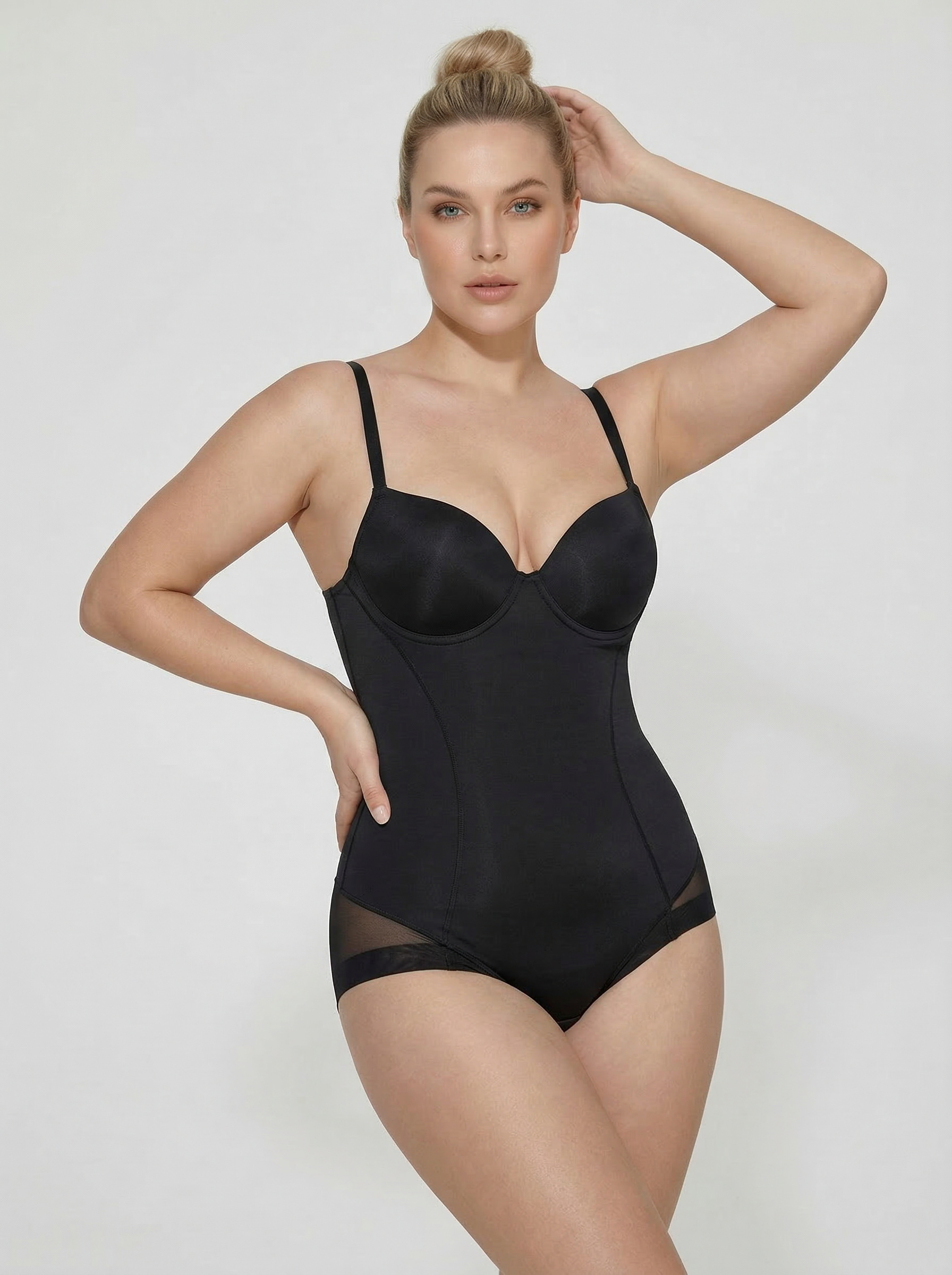 Body Shaper Mesh Tummy Control Onesie