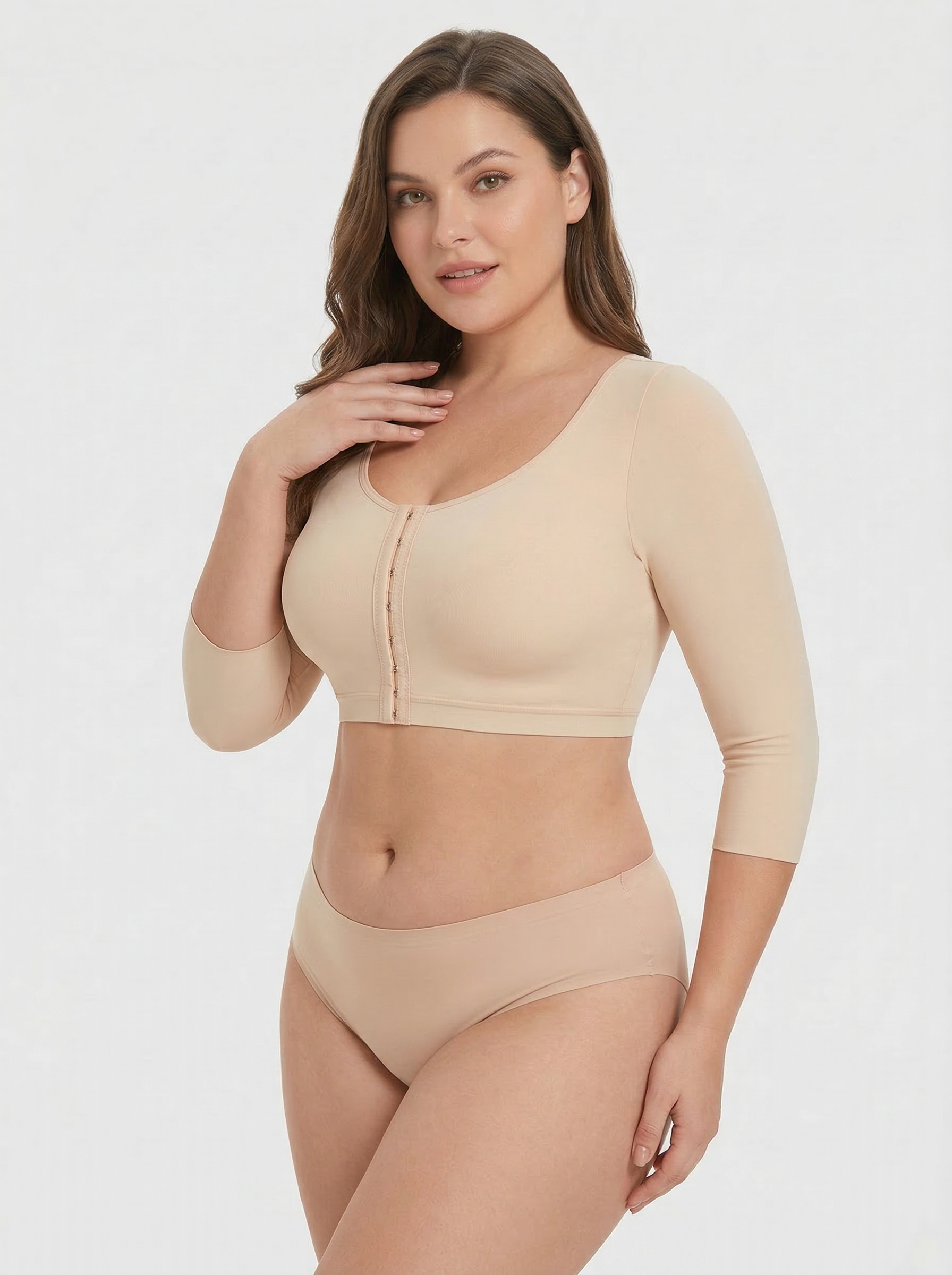 Dragon No Steel Ring Bust Shaping Long Sleeve Bodysuit