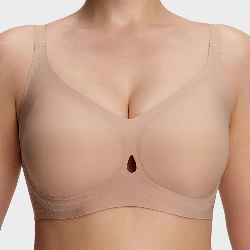 Teardrop Cutout Support Bra
