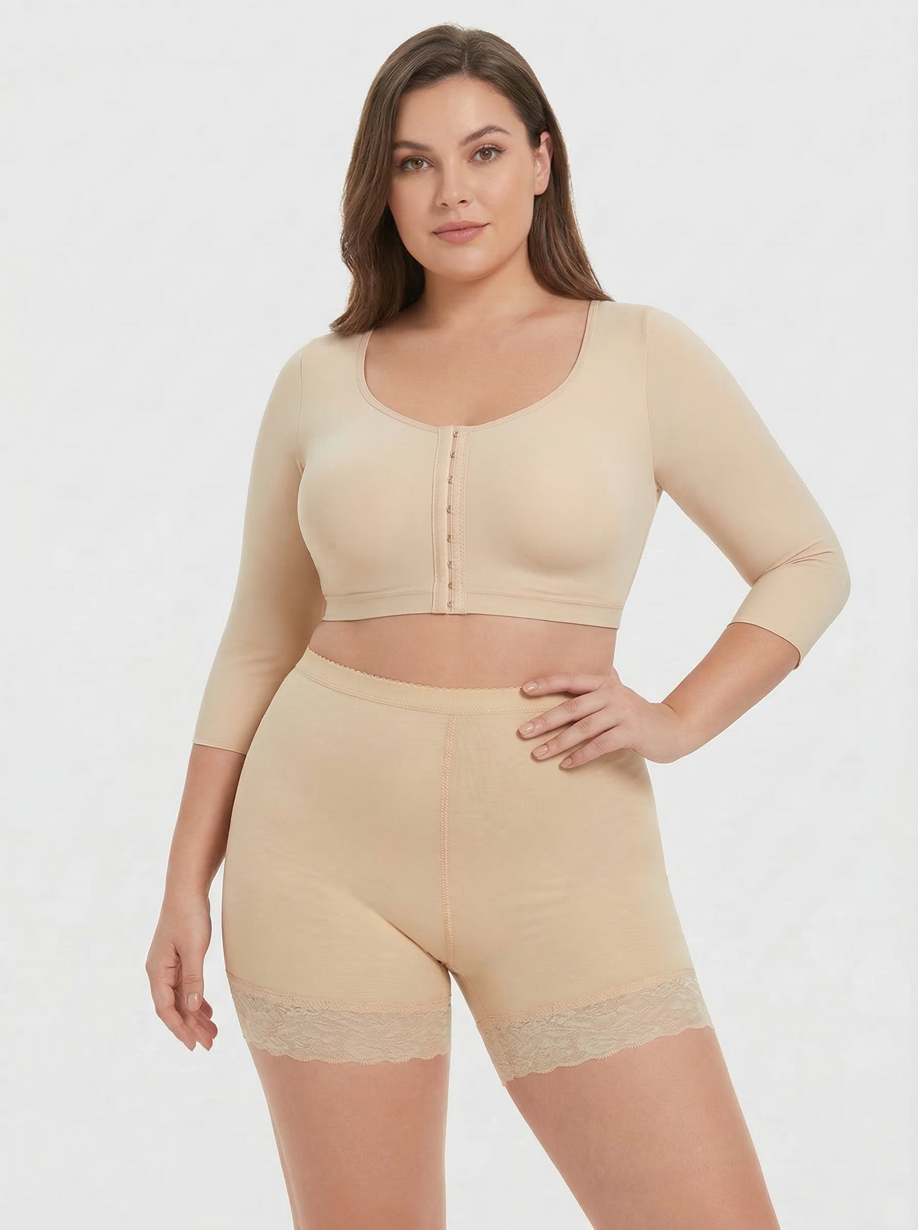 Dragon No Steel Ring Bust Shaping Long Sleeve Bodysuit