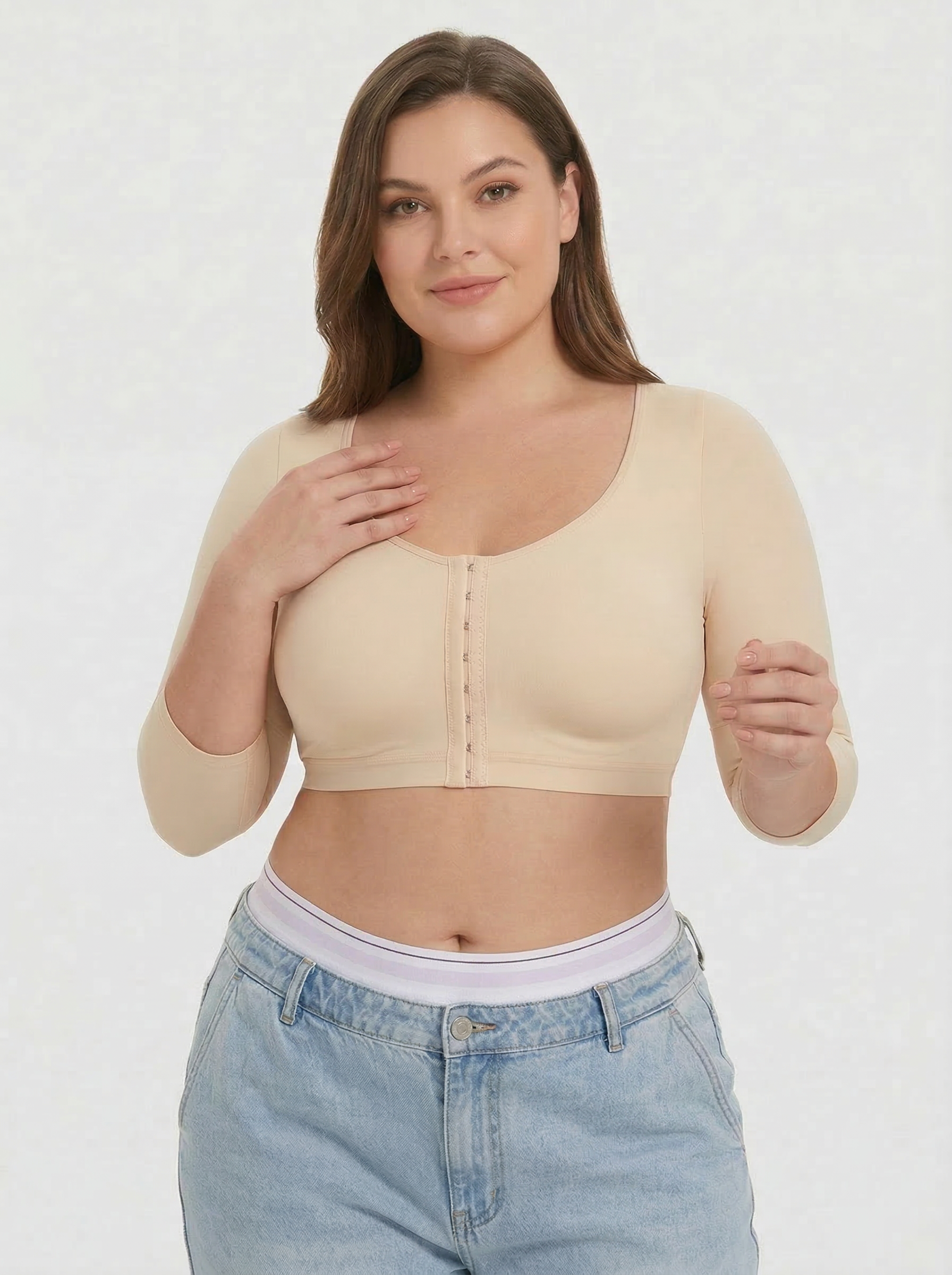 Dragon No Steel Ring Bust Shaping Long Sleeve Bodysuit