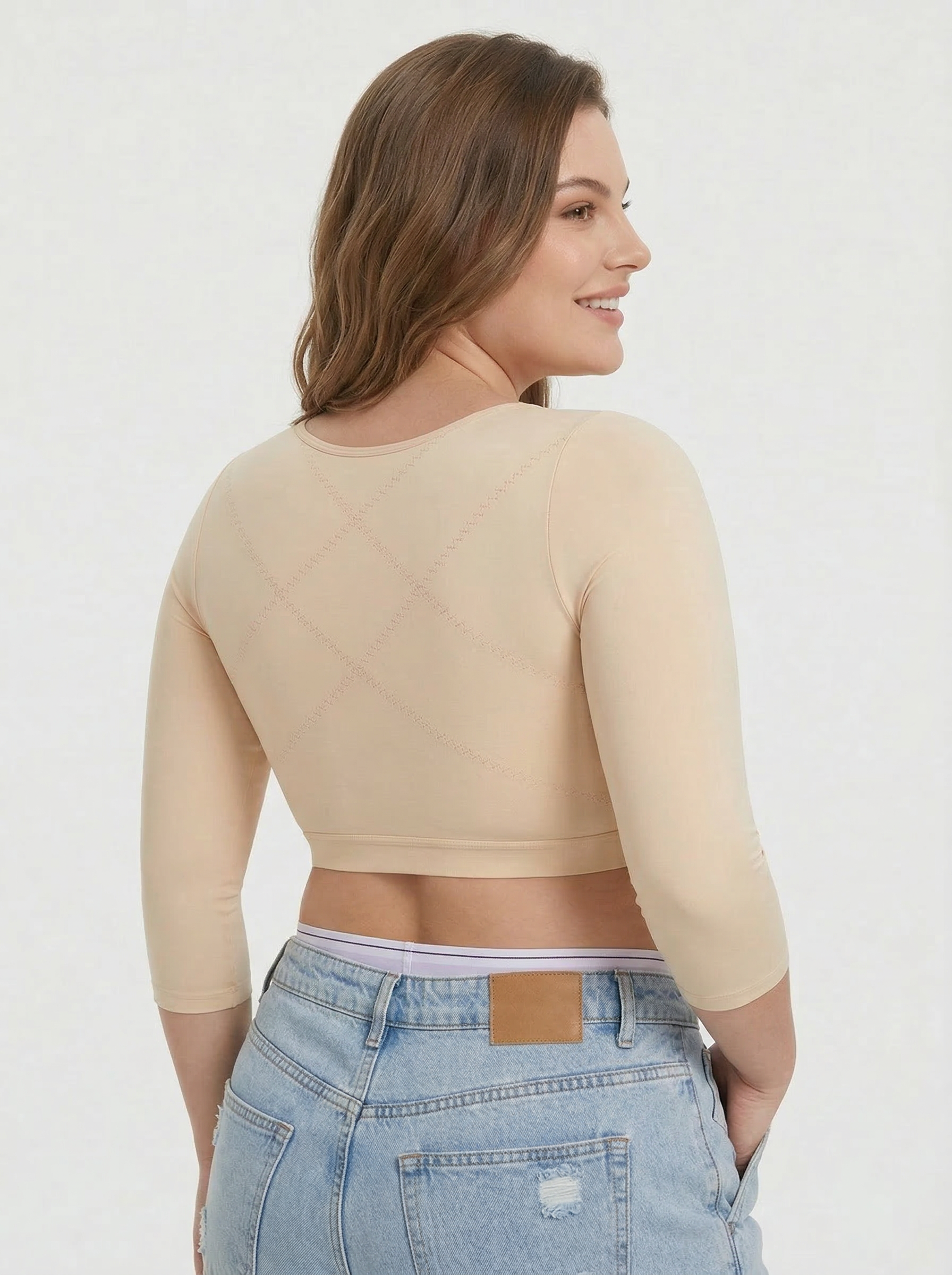 Dragon No Steel Ring Bust Shaping Long Sleeve Bodysuit