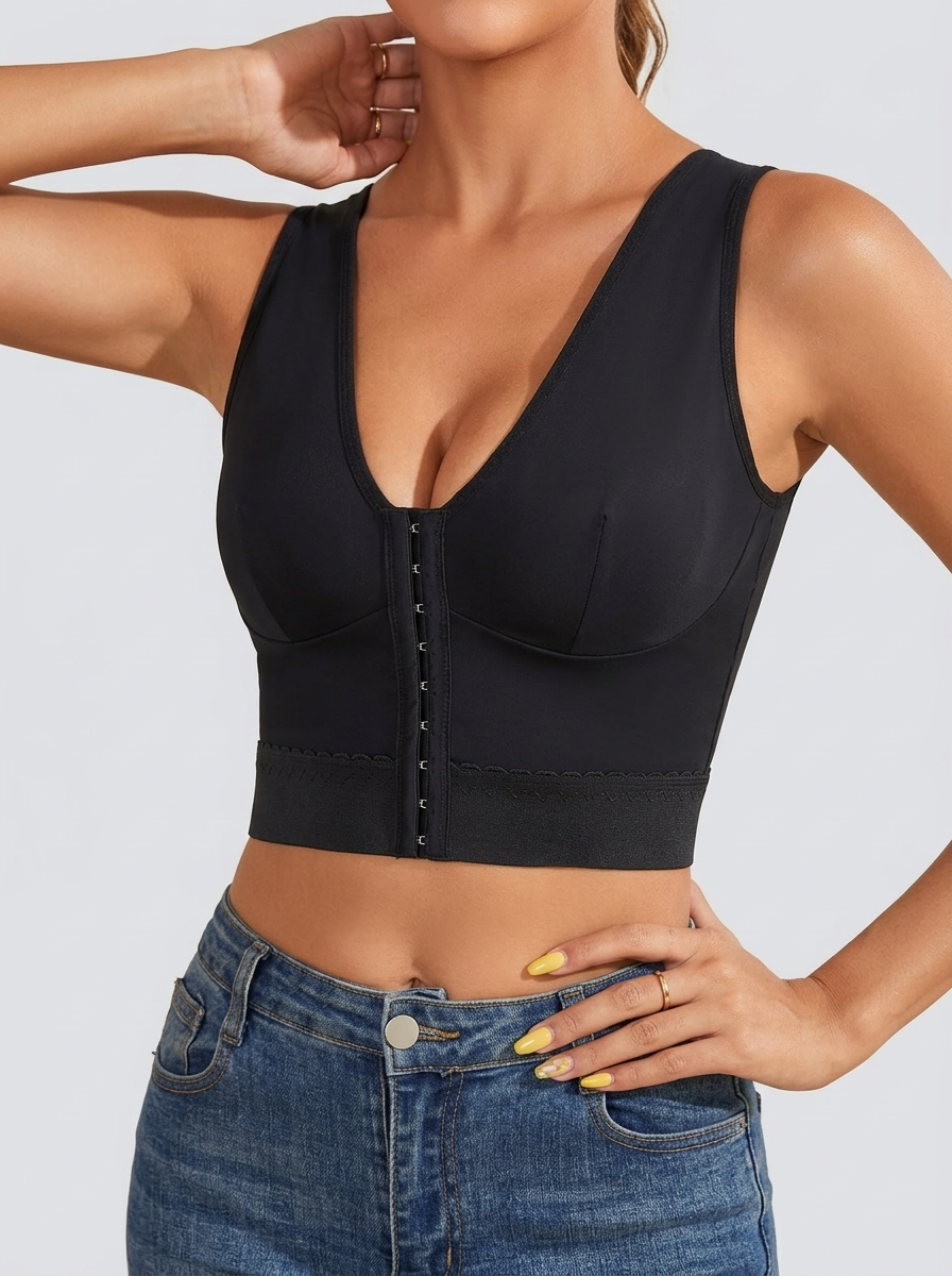Comfortable Smoothing Front Button Bra