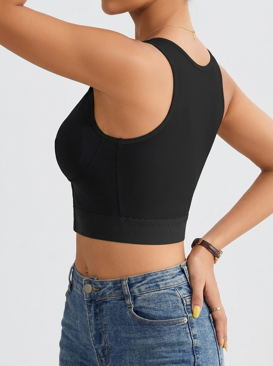 Comfortable Smoothing Front Button Bra