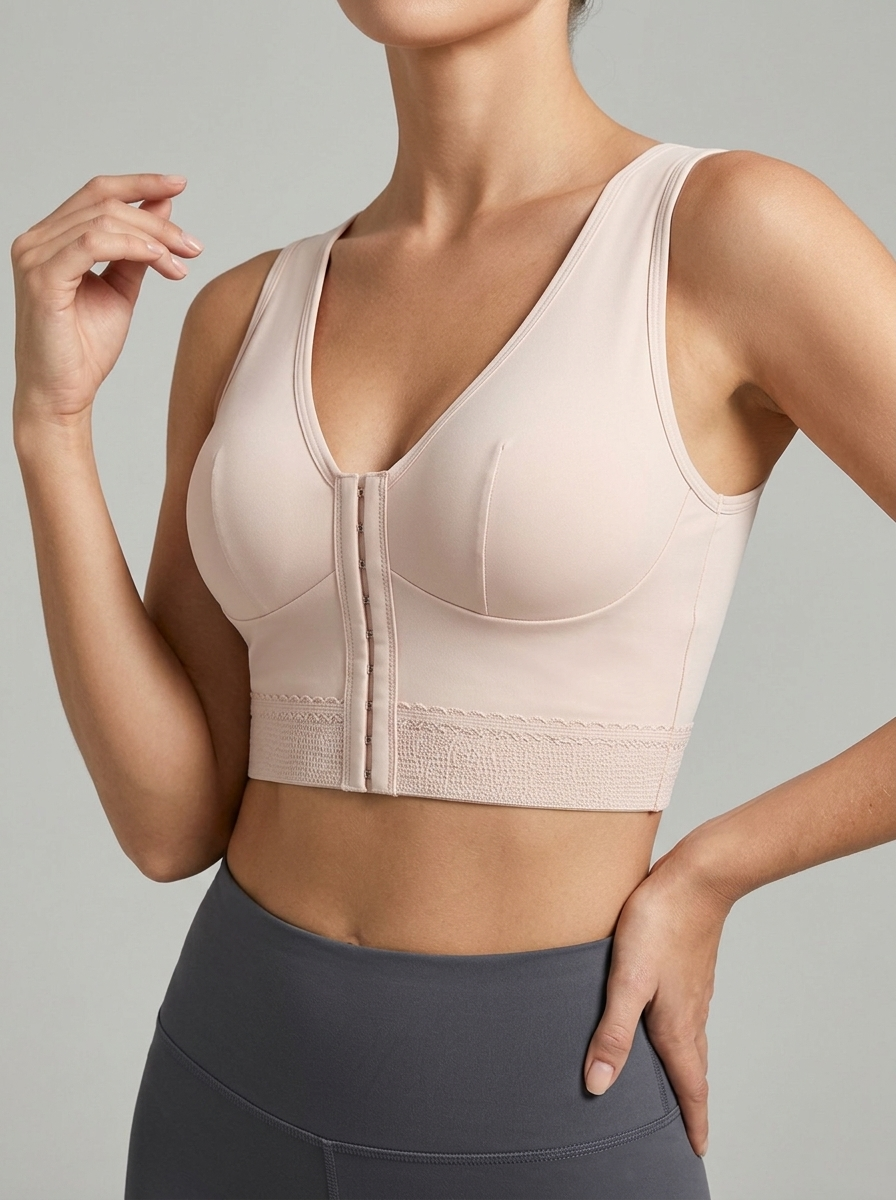 Comfortable Smoothing Front Button Bra