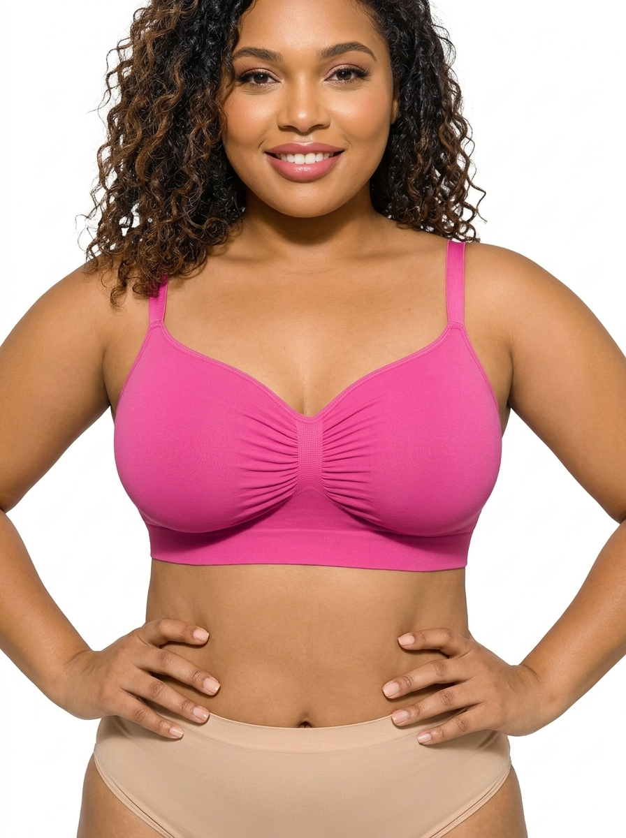 Full Coverage Non-Padded Wireless Sculpt Bra