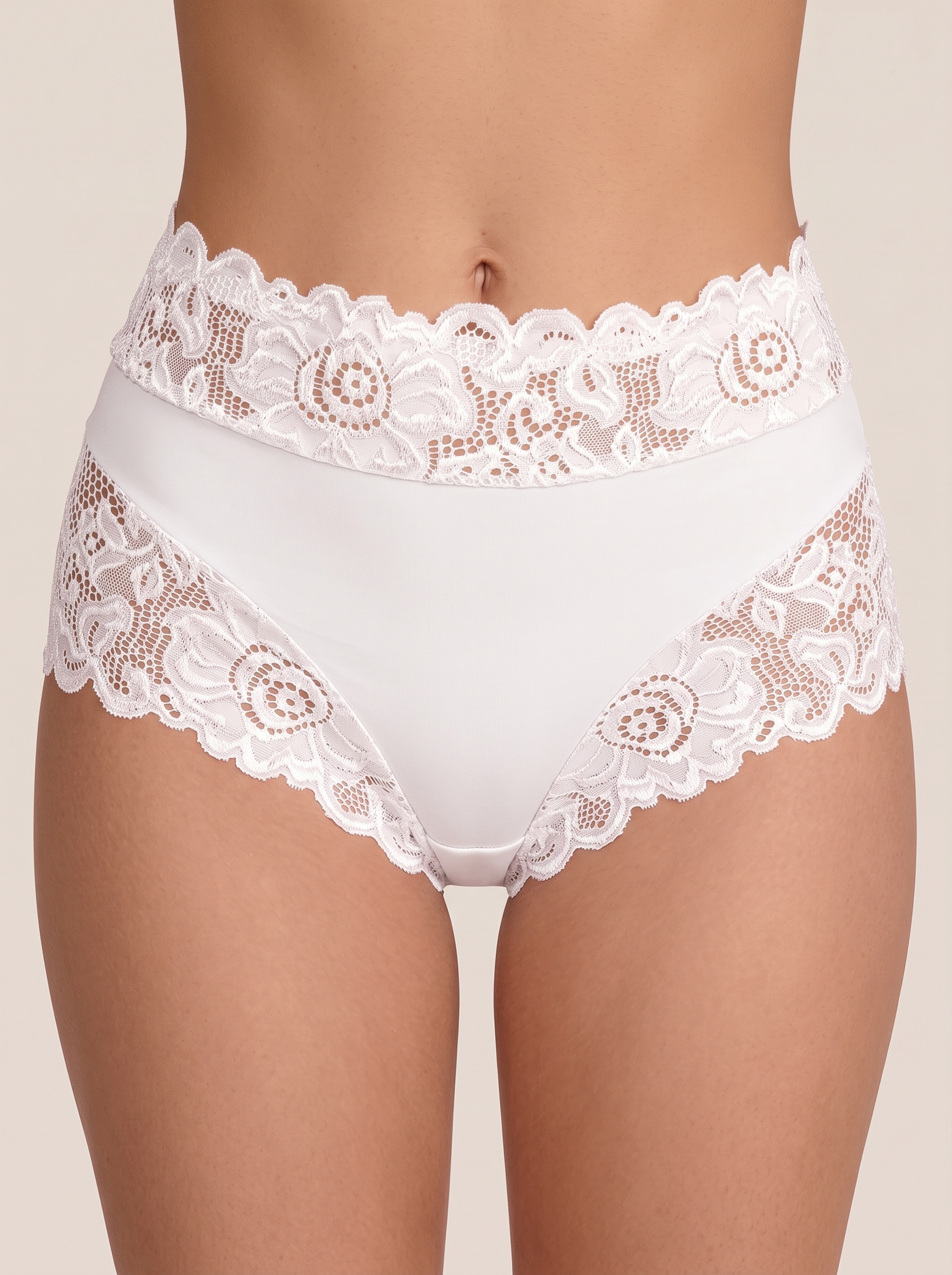 High Waist Floral Lace Women’s Boyshort Underwear