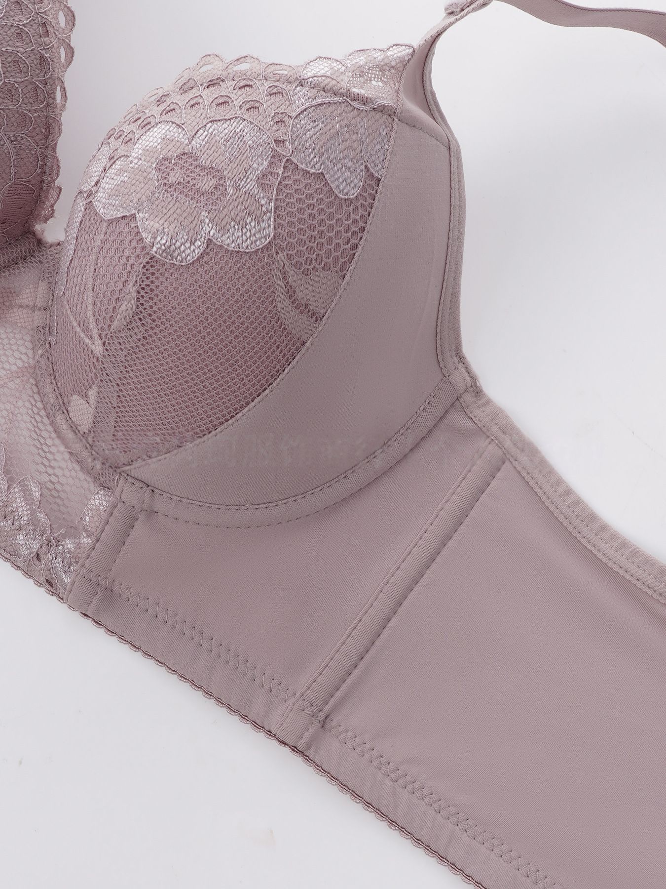 Lace Gathering Bra