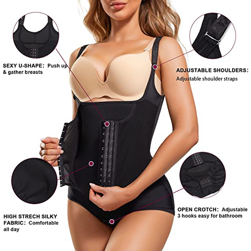 Small Shoulder Strap Slimming Belly Supporting Shapewear