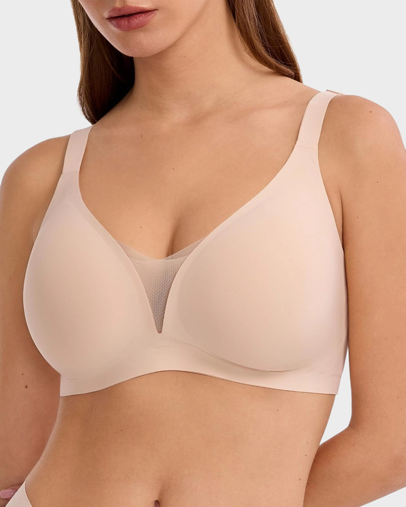 Deep V Soft Support Seamless Bra