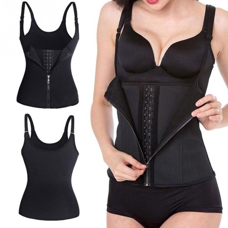 One Piece Sleeveless Zip Up Shapewear