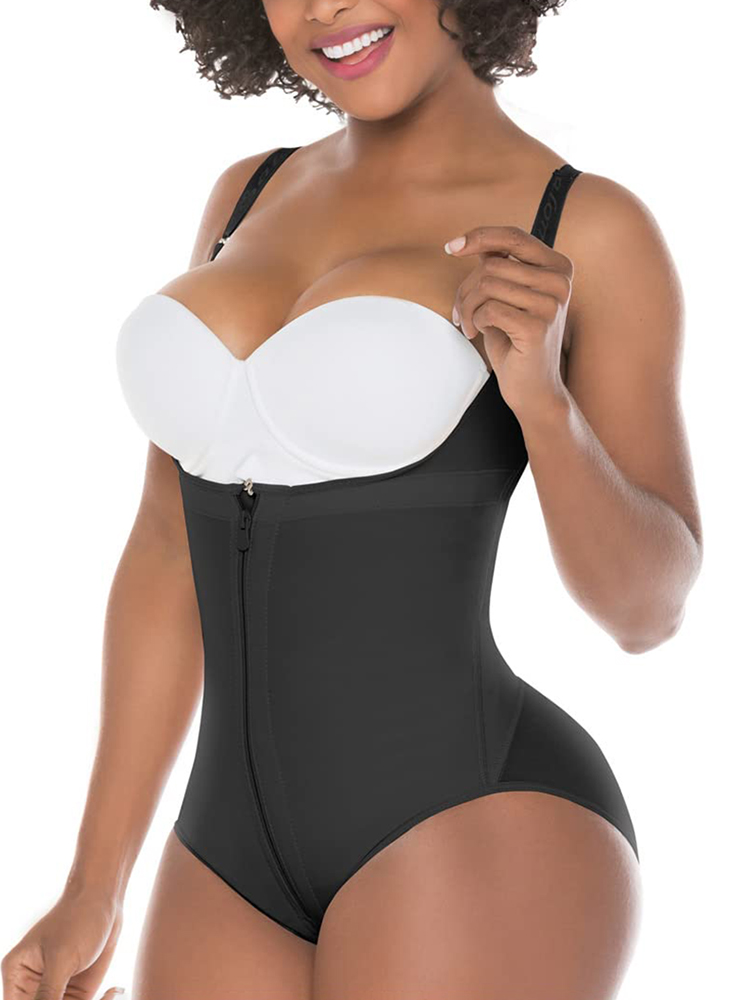 Open Breast Thong Tummy Control Shapewear