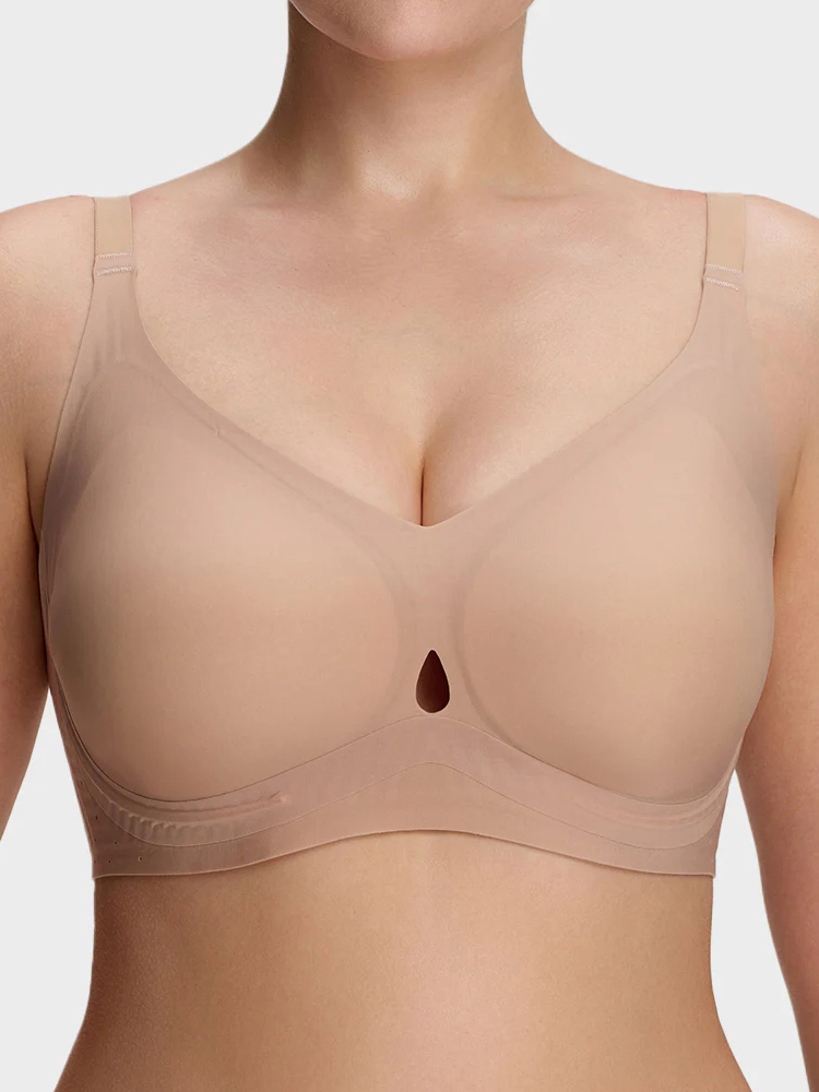 Teardrop Cutout Support Bra