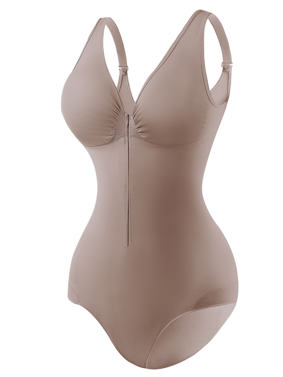 Waist-cinching And Hip-lifting Padded Bodysuit