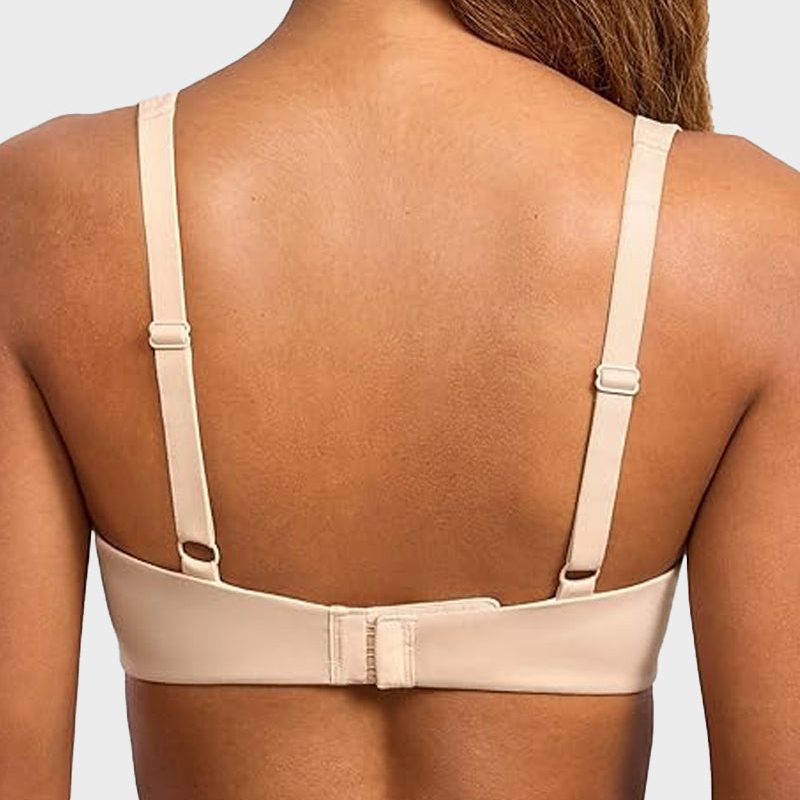 Underwire Support Seamless Unlined Balconette Bra