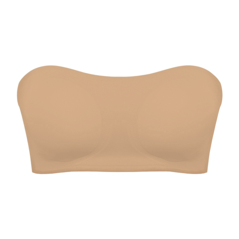 Strapless Mesh Underwire Balconette Bra