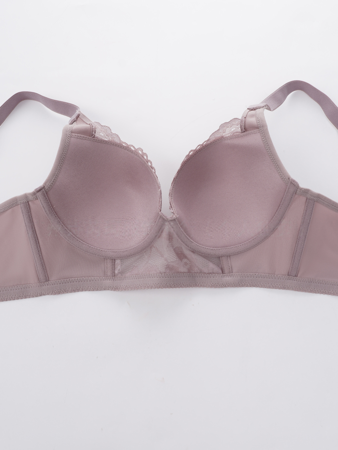 Lace Gathering Bra