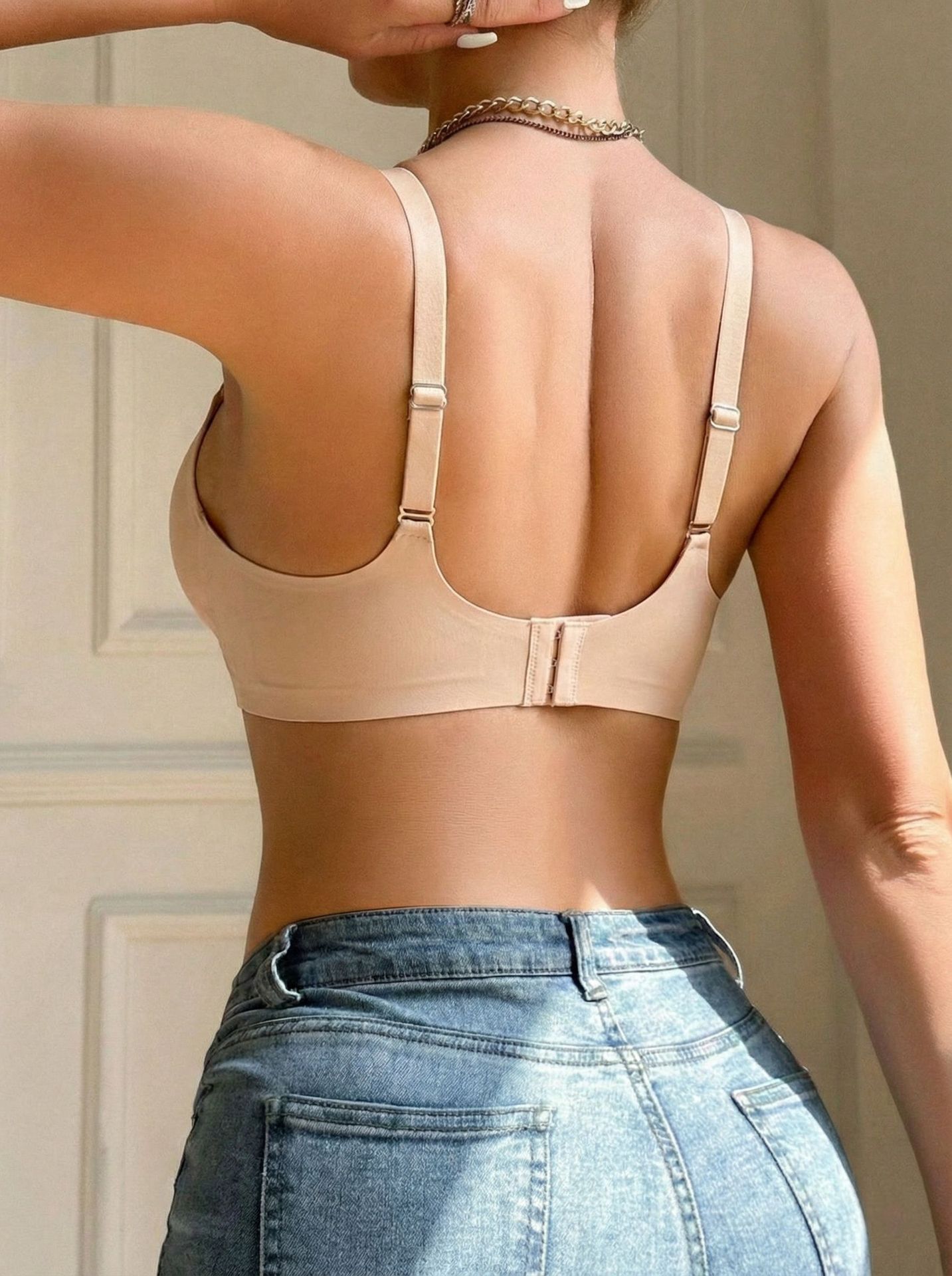 Comfortable Smoothing  Breathable Rear Seat Buckle Bra