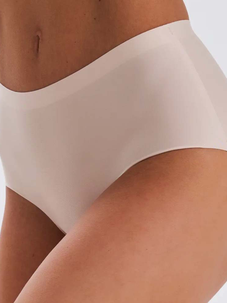 Leopard Print Ice Silk Fabric Seamless Women's Underwear